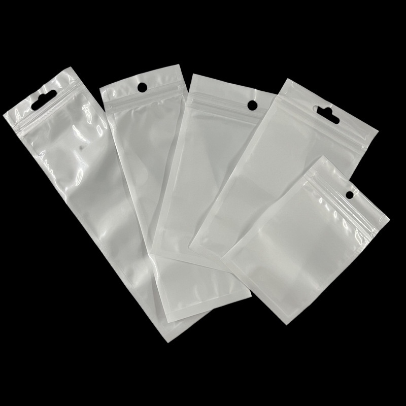 Túi ziplock trắng nhiều size lựa chọn, túi zip đóng hàng phụ kiện link kiện nhỏ loại dày