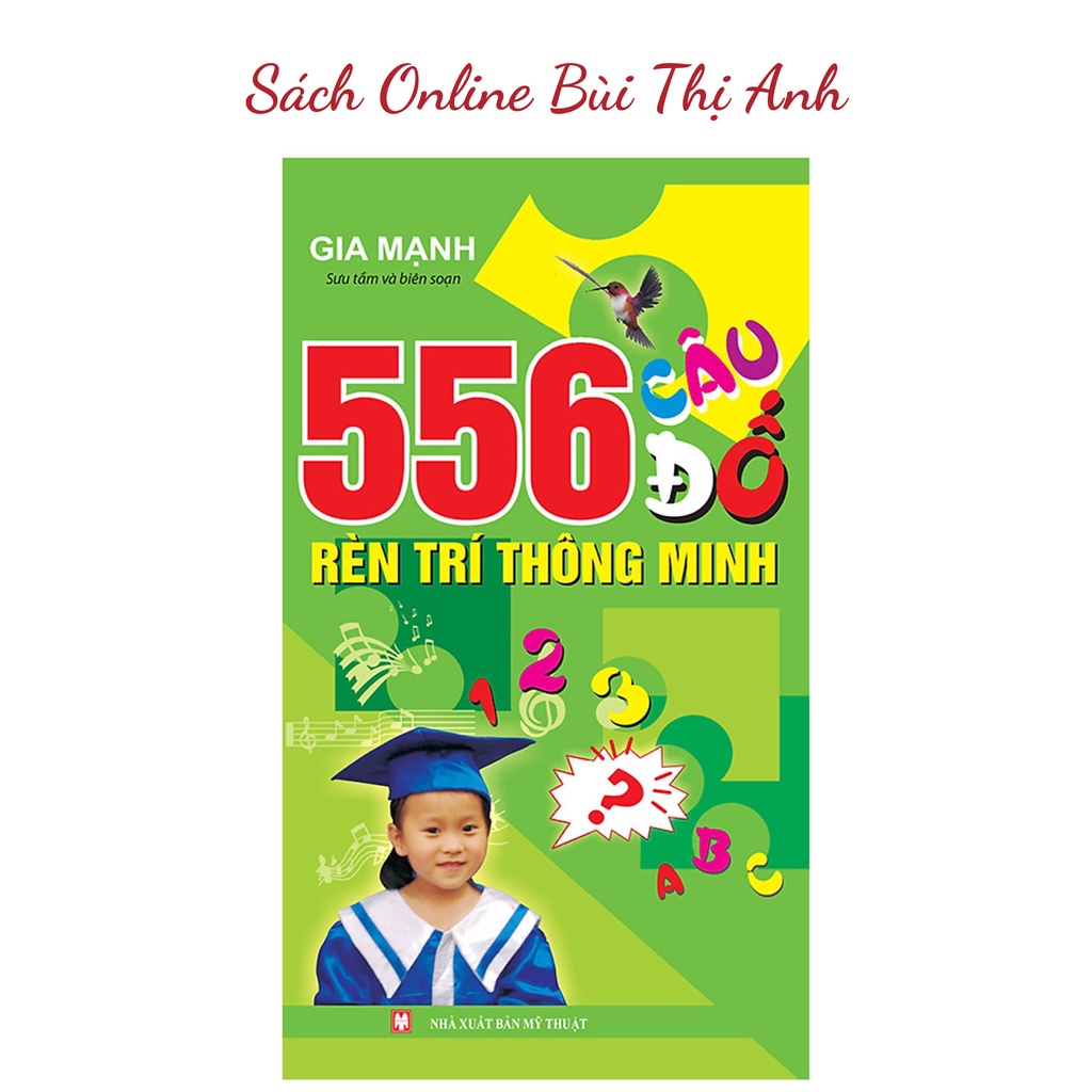 Sách - 556 câu đố rèn trí thông minh