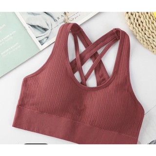 Áo ngực bra crotop (cài khuy) đan dây mới