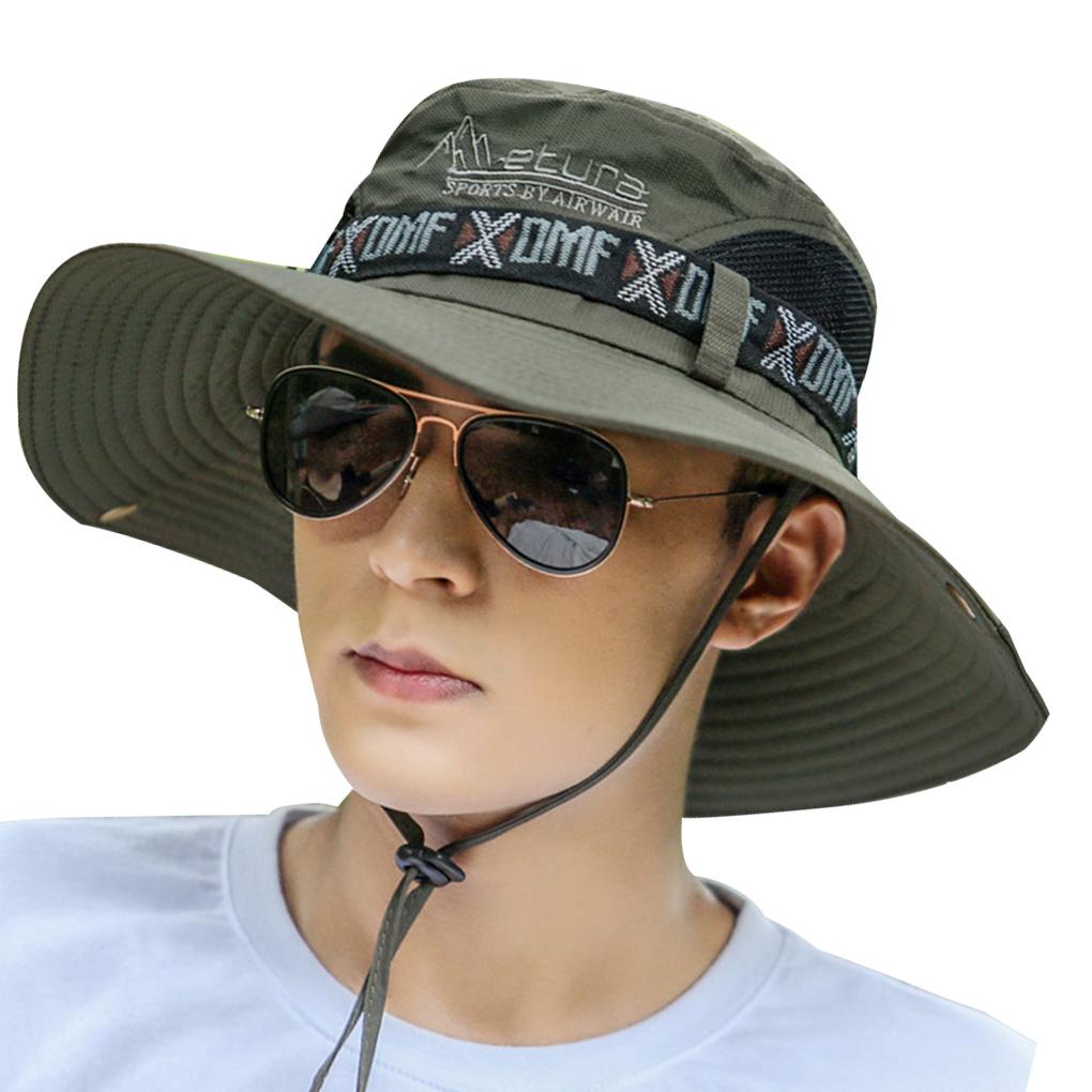 Mũ Câu Cá Cotton Thoáng Khí Chống Tia UV Mùa Hè Cho Nam