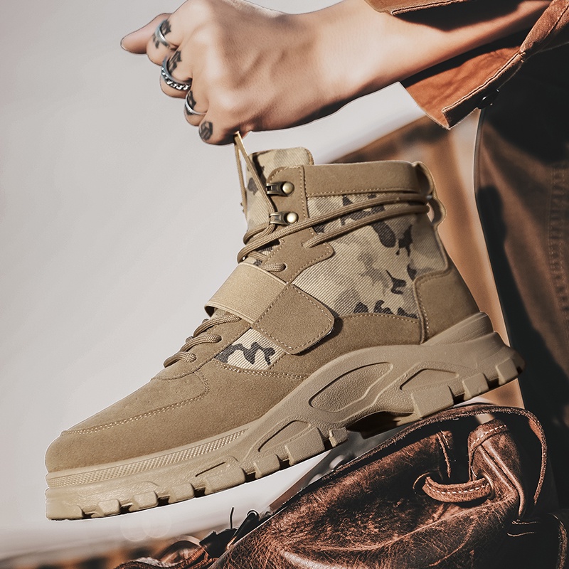 [ZY Martin boots Martin] Giày Bốt Nam. Giày Boot Phong Cách Trẻ Trung Cá Tính Dành Cho Nam Giày Boot Phong Cách Trẻ Trung Cá Tính Dành Cho Nam Áo Mưa Chống Thấm Nước Tiện Dụng Dép Quai Ngang Chống Trượt Thời Trang Găng Tay Chống Mòn Chống Mòn Chất Lượng C