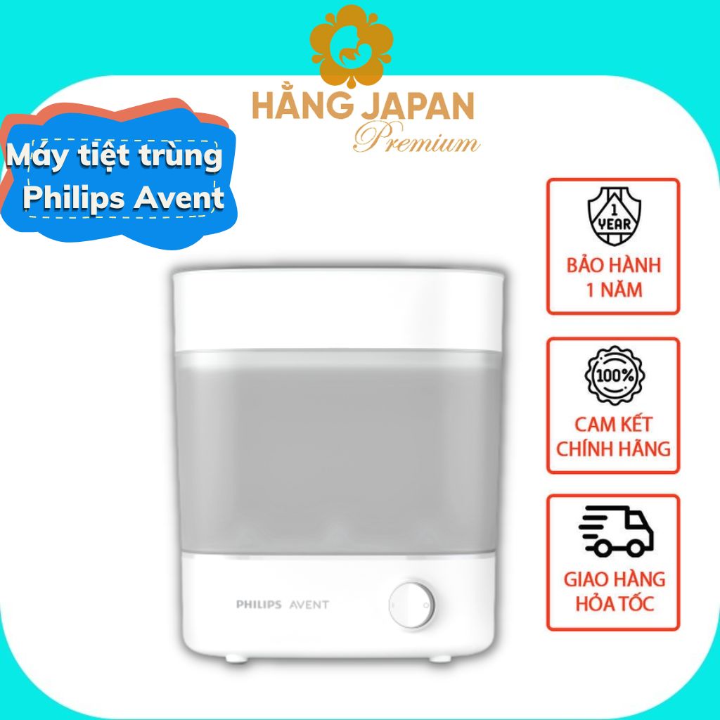 Máy tiệt trùng bình sữa hơi nước 3in1 Starlight Philips Avent SCF291/00 - Bảo hành chính hãng