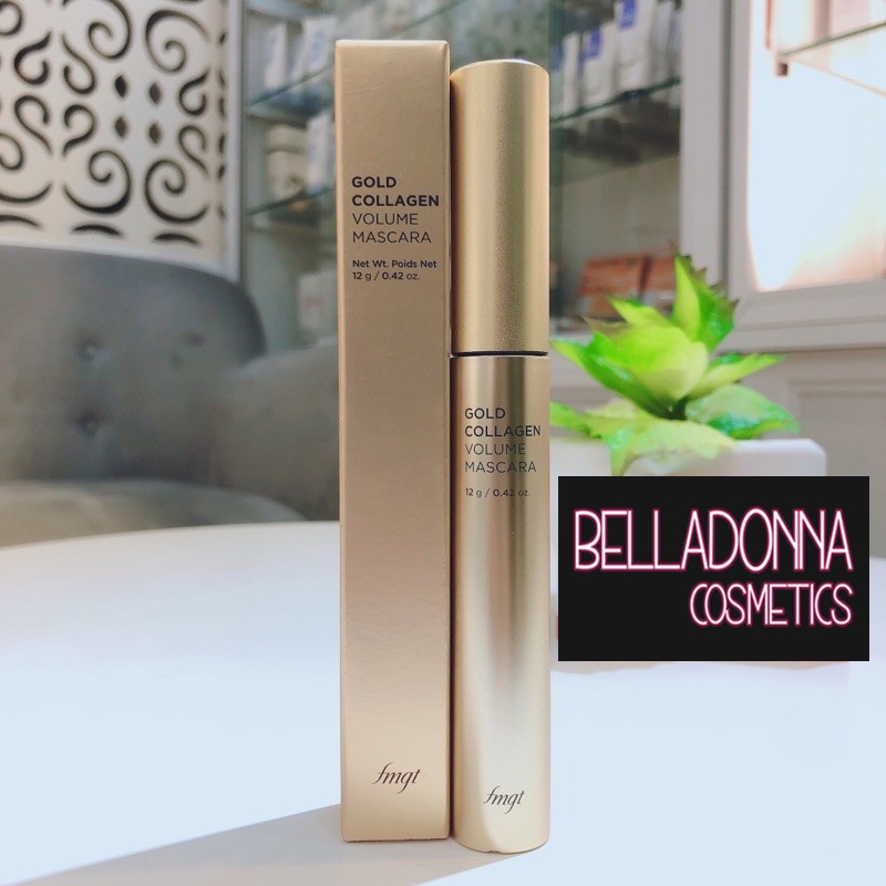 Mascara Dưỡng Mi, Làm Cong Và Dày Mi The Face Shop fmgt Gold Collagen Volume Mascara 12g