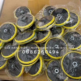 Đế dán chà nhám, nhám tròn đánh bóng tự dính 100mm 125mm cốt 10ly