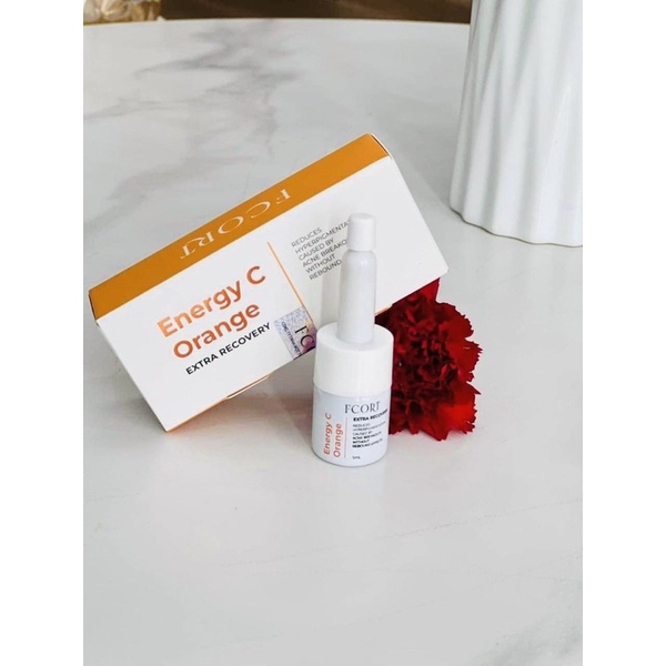 Serum Black sugar cải tiến - Serum Energy C Orange Fcort giảm mụn mờ thâm
