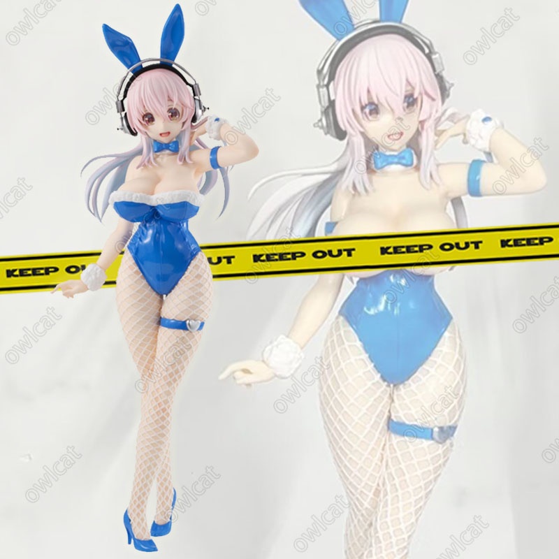 Mô Hình Nhân Vật Super Sonico BiCute Bunnies (Blue Bunny Ver.) 30cm Figure Girls Ban JK Virtual Idol Nitro+ SONICOMI PVC Packed in Box VTuber Youtuber SUPERSONICO Model