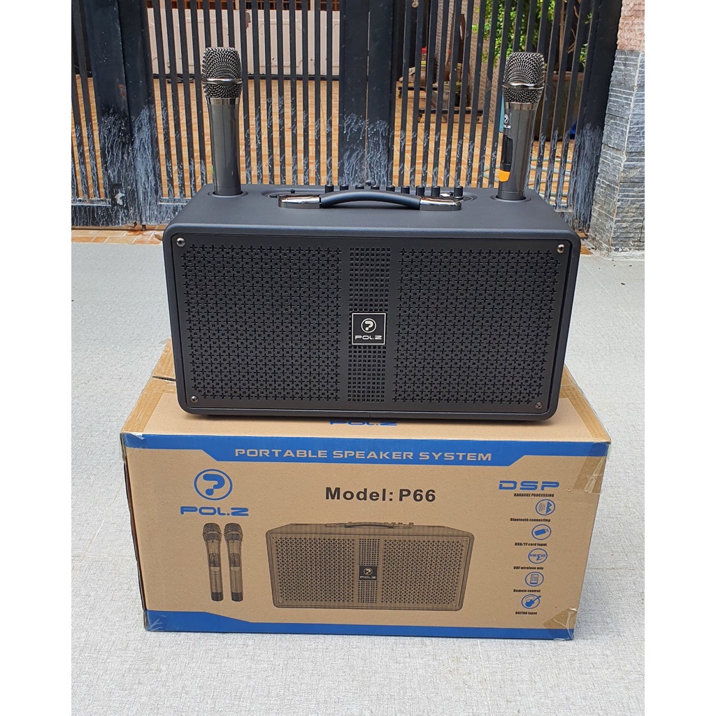 Loa Kéo Xách Tay POL.Z P66 Loa Du Lịch Xách Tay Karaoke. Một Chiếc Loa Dành Riêng Cho Những Chuyến Đi Xa