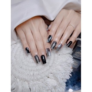 Sơn Gel Nứt Đen Trắng