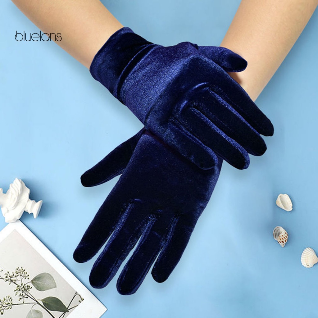 Găng Tay Ngắn Siêu Co Dãn Cho Nữ