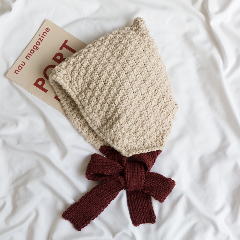 Mũ Len Dệt Kim Thủ Công Bảo Vệ Tai Kiểu Nhật Bản Thời Trang Thu Đông Cho Nữ