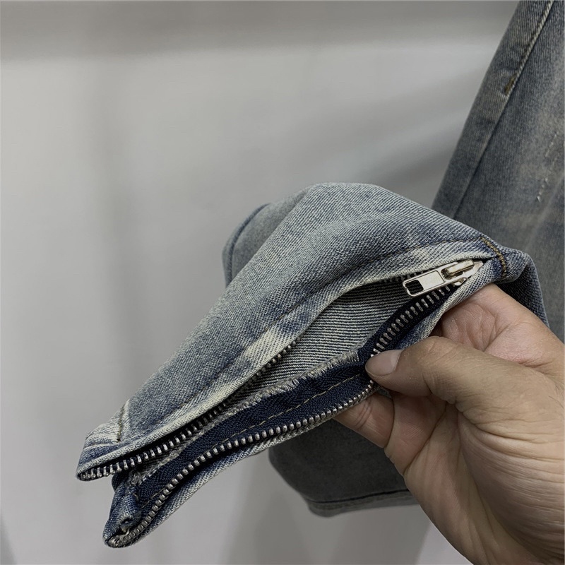 Quần jeans zipper G650 form skinny , vải denim cao cấp