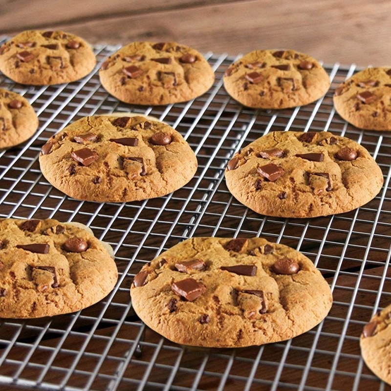 Vỉ Nướng Bbq Kim Loại Hình Vuông 30Cmx45Cm