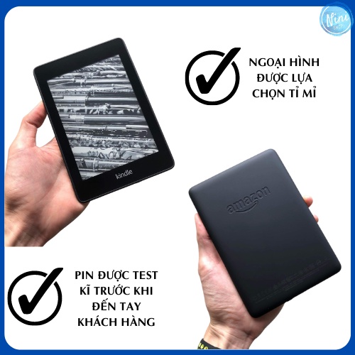 Máy đọc sách kindle paperwhite 4 used máy đẹp bản 8gb và 32gb bảo hành 6 tháng tặng kèm cover | BigBuy360 - bigbuy360.vn