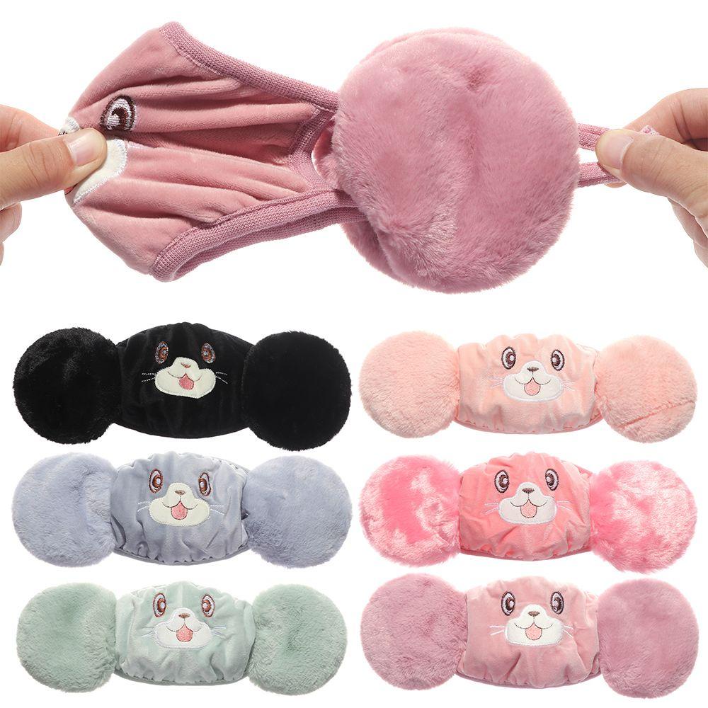 Bông Chụp Tai Giữ Ấm Kiểu Hoạt Hình Đáng Yêu Cho Nam Nữ