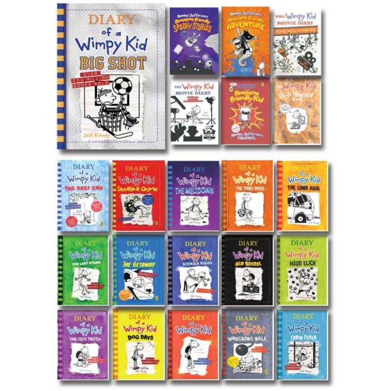 Wimpy kid Full 22 (bản chất lượng tốt, giấy vàng chống lóa) - tặng file nghe mp3