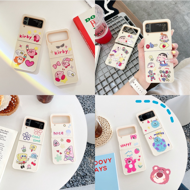 Ốp lưng samsung galaxy z flip 3 hairy monster fold case cho z flip4 hard protector bốn góc ốp chống sốc