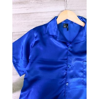 Bộ Pijama đùi lụa phi bóng freesize<60kg
