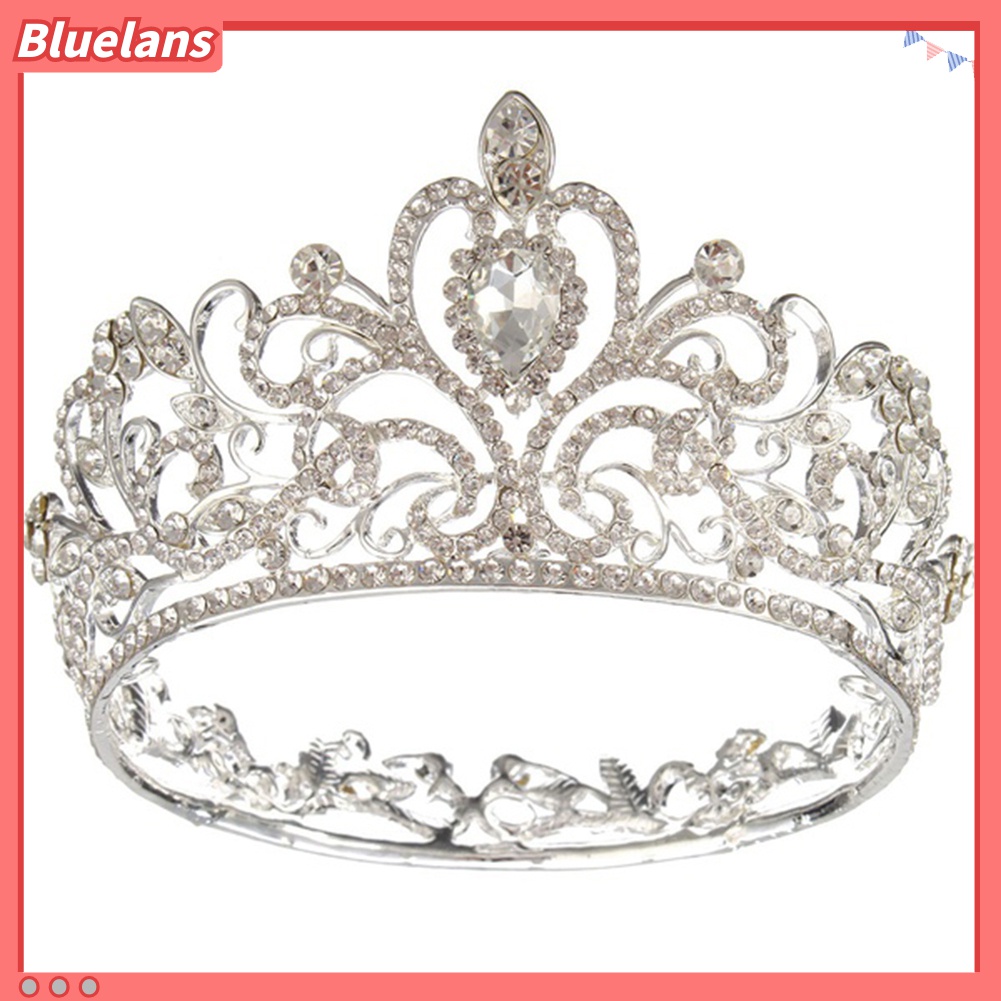 Cài Tóc Hình Vương Miện Đính Đá Lấp Lánh 48h Dành Cho Cô Dâu