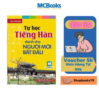 Sách - tự học tiếng hàn cho người mới bắt đầu - học kèm app online
