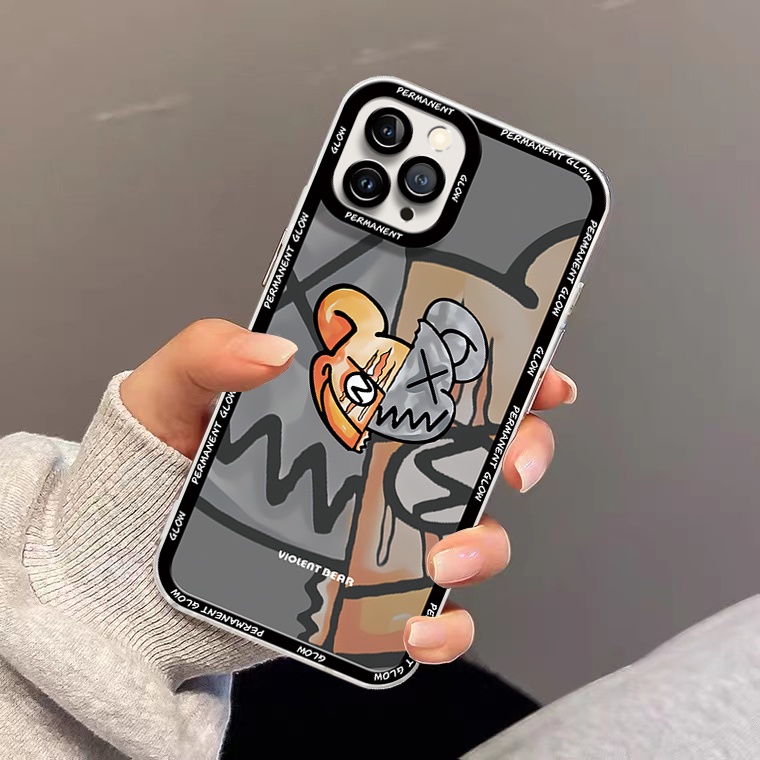 Ốp Điện Thoại Silicon TPU Mềm Trong Suốt Chống Sốc Thời Trang Cho iPhone 14 13 12 11 Pro XS Max X XR 8 7 6 6S 14 Plus