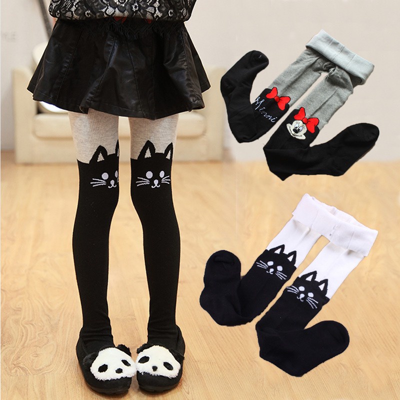 Quần bốt len cho bé in hình hello kitty đáng yêu