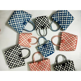 giỏ mai mini giỏ đan thủ công, đồ trơi trẻ em, giỏ xách đi biển