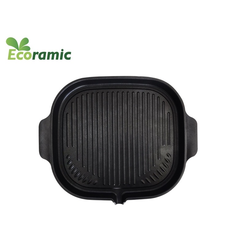 Chảo nướng vuông chống dính Hàn Quốc dùng được cả bếp từ