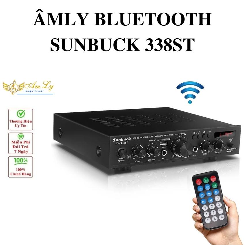 Âmly karaoke, amply bluetooth công suất lớn Sunbuck 338ST đánh siêu đỉnh . BẢO HÀNH UY TÍN