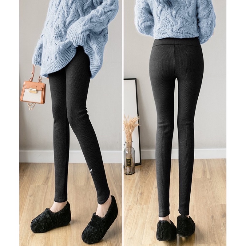 Quần bầu dài chất thun gân co giãn, thiết kế đỡ bụng và chun chỉnh