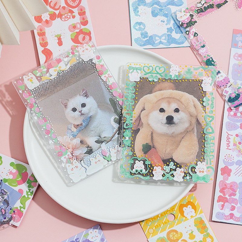 Set 16 Sticker Dán Tường Trang Trí Hình Ngôi Làng Và Động Vật Đáng Yêu