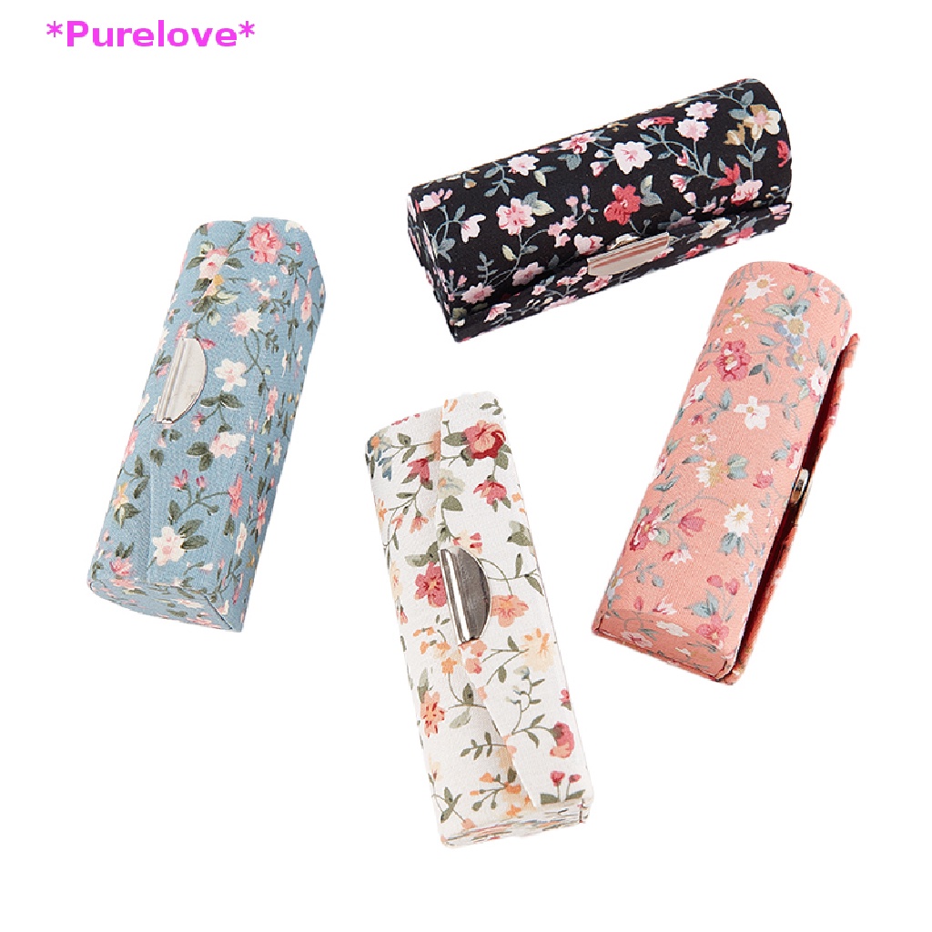 Hộp Đựng Son Môi Kèm Gương Trang Điểm Tiện Dụng Dành Cho Nữ Mới