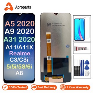 Màn Hình LCD Cho OPPO A5 2020 A11X A9 A31 2020 Realme 5 5i 5S 6i C3 C3i A11 A8 Màn Hình Hiển Thị Bộ Số Hóa Cảm Ứng Thay Thế Chính Hãng 100%