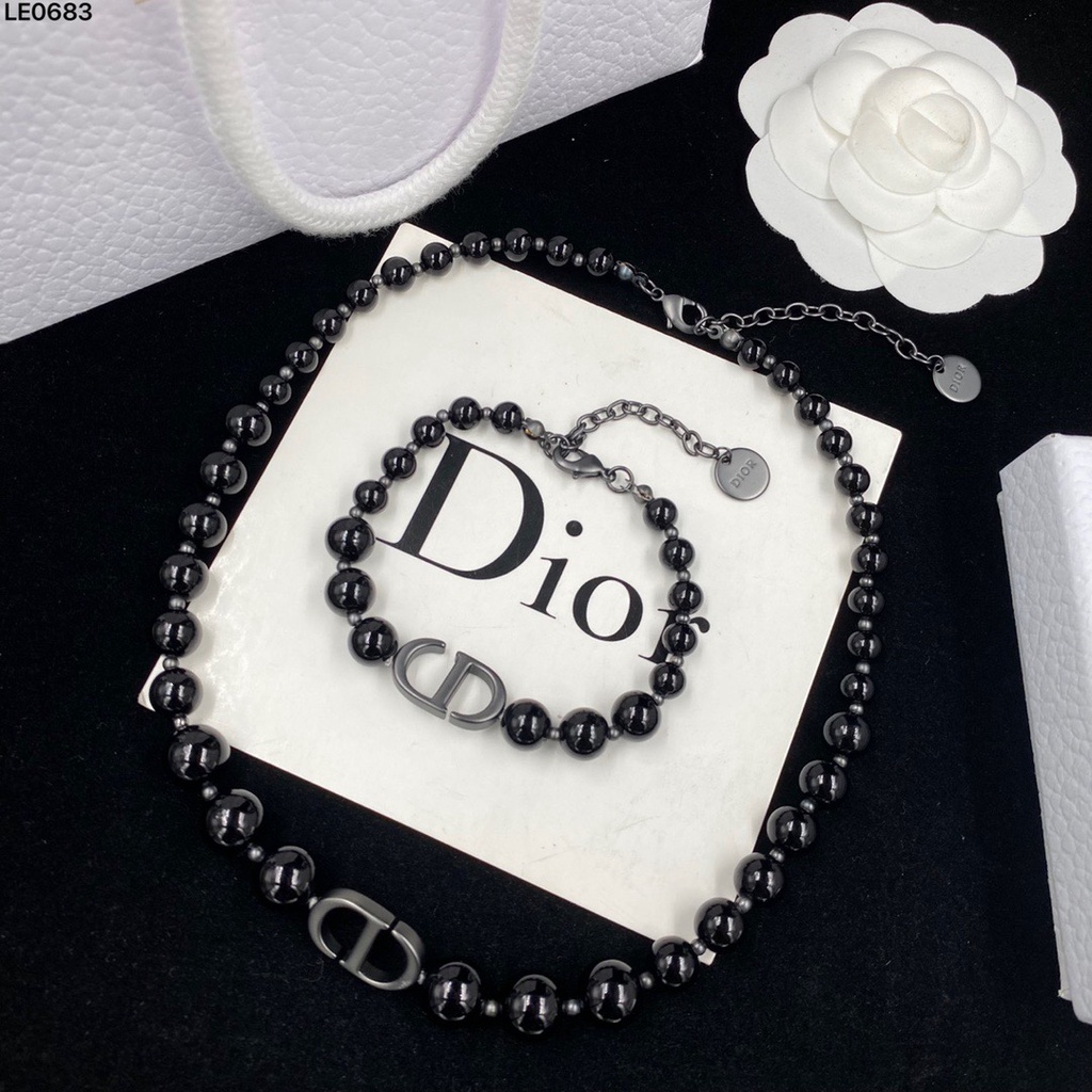 Dior Vòng cổ / Vòng Đeo Tay / Vòng Tay Họa Tiết Chữ Thời Trang Thanh Lịch