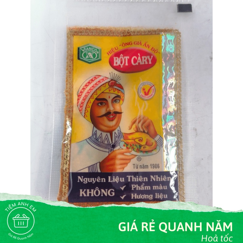 Bột càry Ông Già Ấn Độ Vianco gói 3.5g