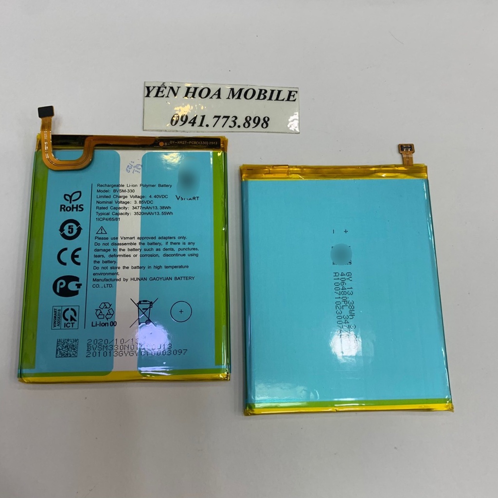 Pin (V330) thay thế cho điện thoại vsmart star 3