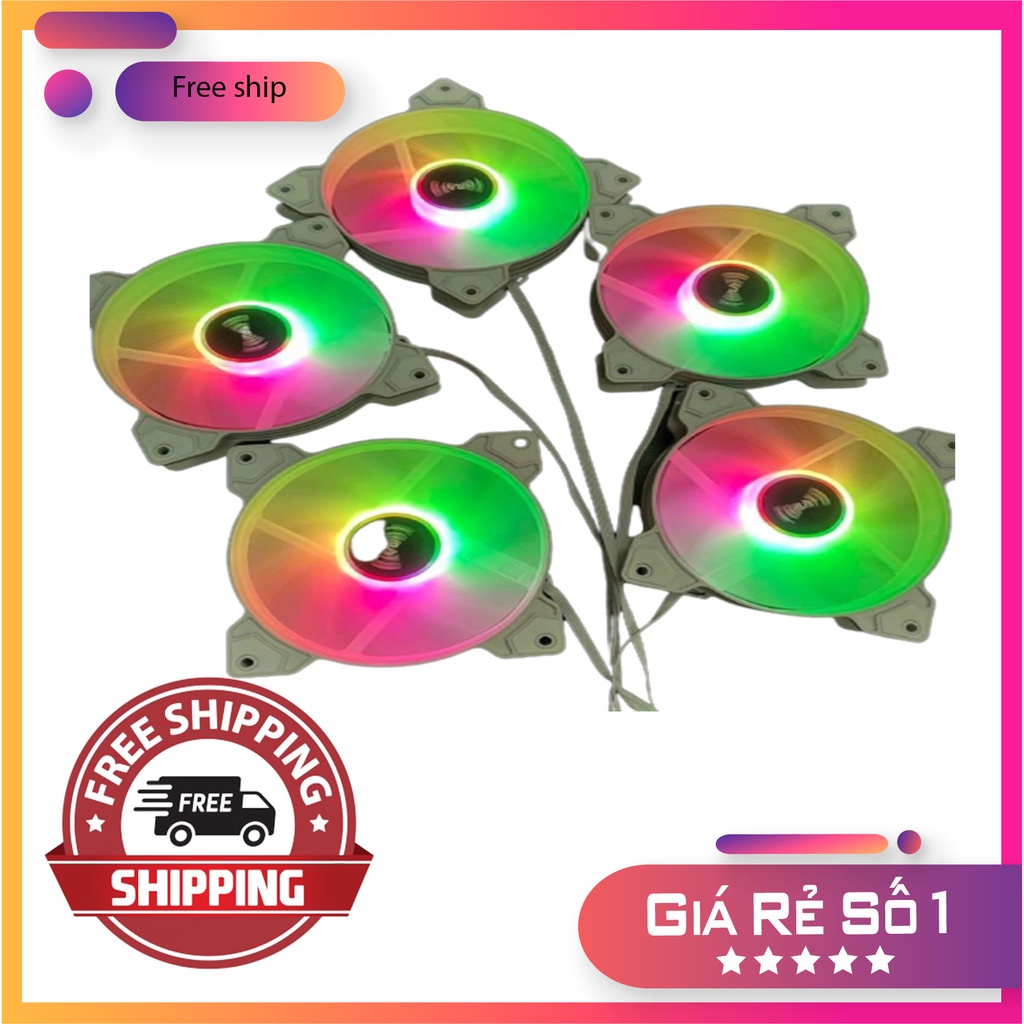 Quạt led hub TOMATO c-̀̀̀50 siêu đẹp và nhiêu hiệu ứng khác nhau