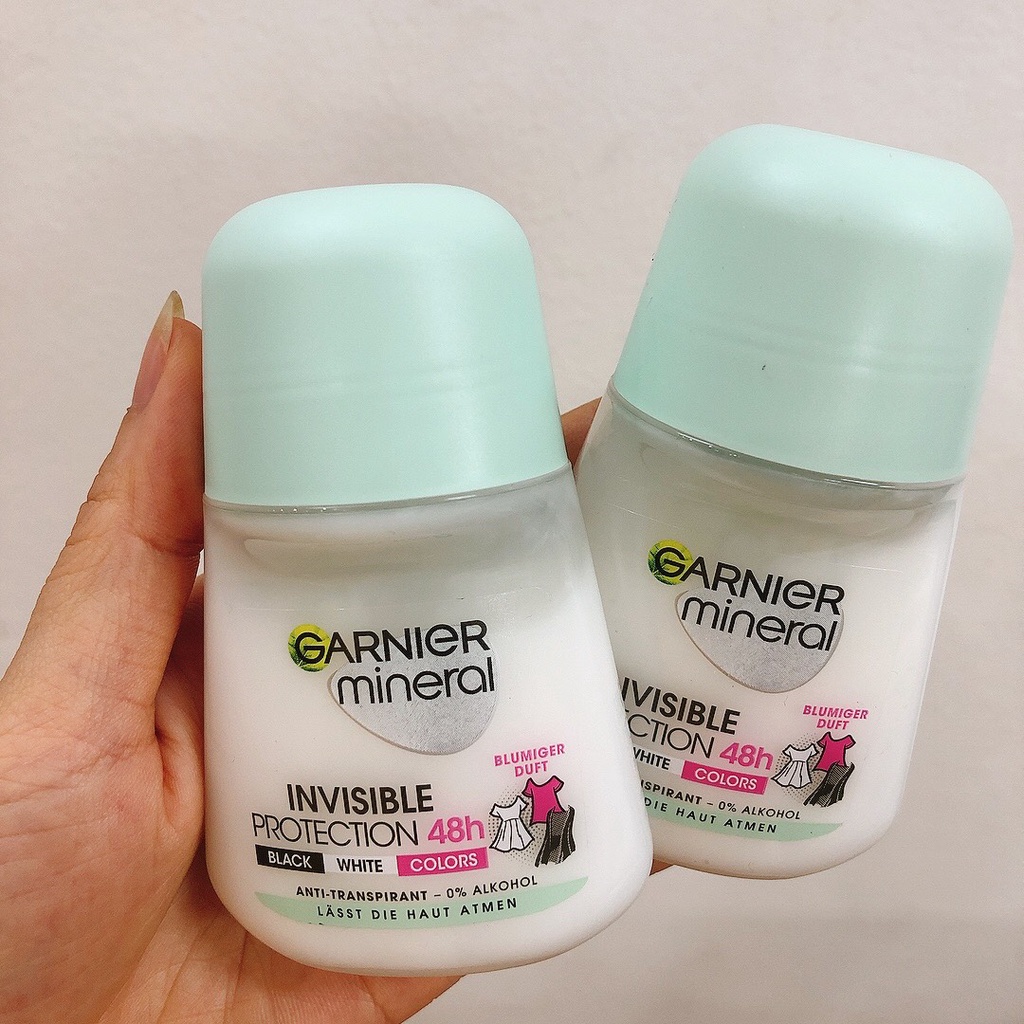 Lăn khử mùi Garnier Mineral Invisible - Lăn Garnier mẫu mới - Sản phẩm khử  mùi | TheFaceHolic.com
