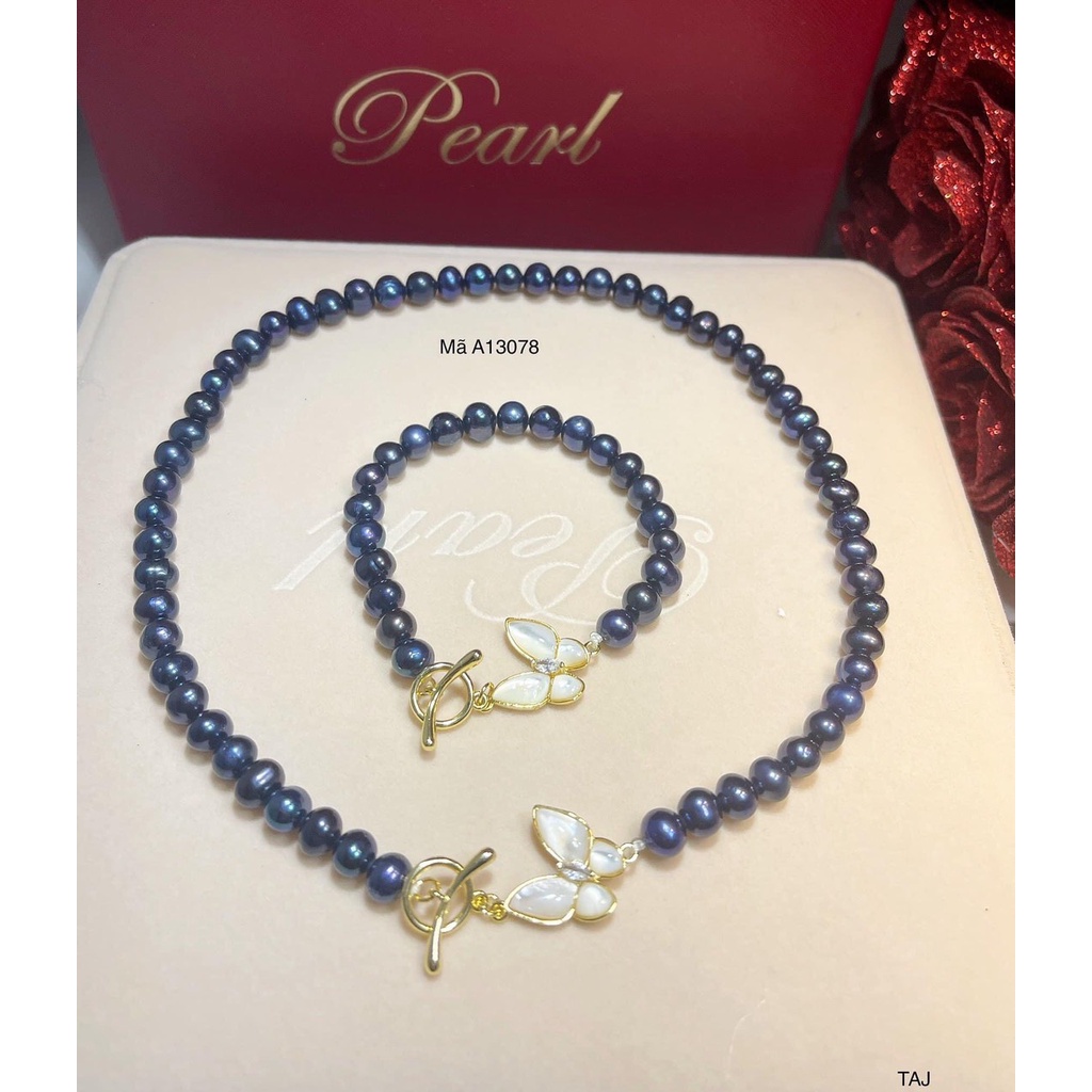 Bộ trai nuôi màu đen ánh tím size 7-8 ly