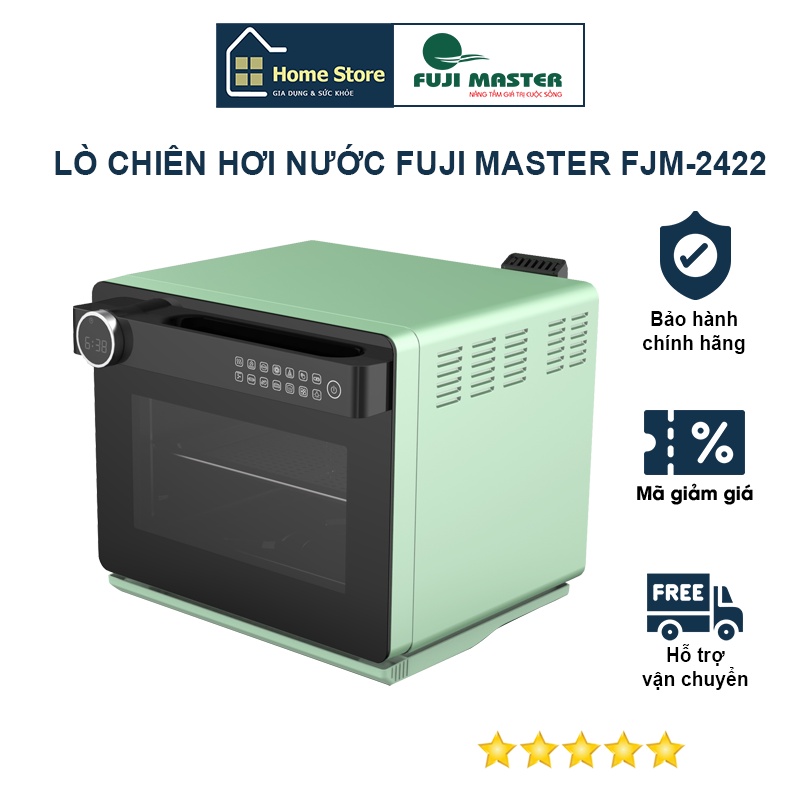 Nồi chiên không dầu hơi nước Fuji Master FJM-2422 dung tích 20L chiên hấp không dầu đa năng