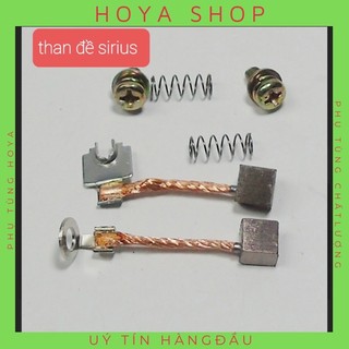 Bộ chổi than máy đề xe dream, wave s110, future, sirus, novo