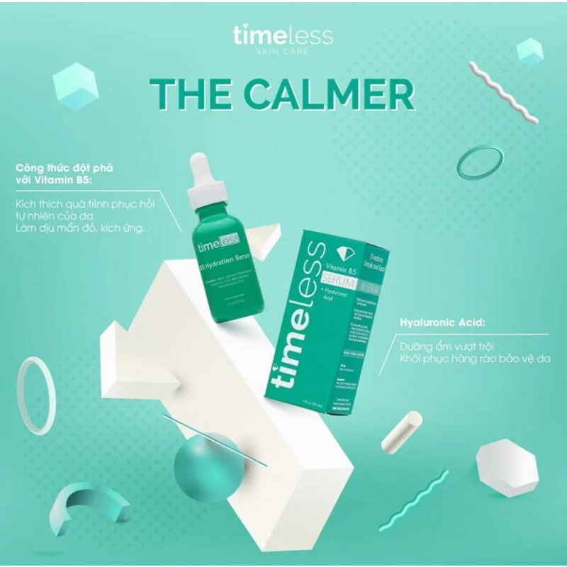 Tinh Chất Cấp Nước, Phục Hồi Da TimeLess Vitamin B5 + Hyaluronic Acid Serum 30ml