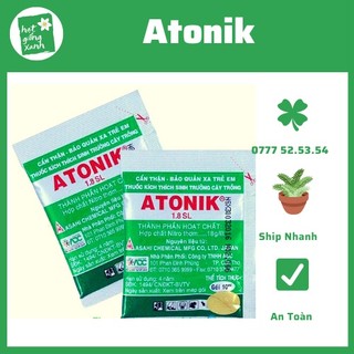 10 Túi Thuốc Kích Thích Sinh Trưởng ATONIK (10ml) Chuyên Dùng Cho Các Loại Cây Cảnh, Cây Lúa