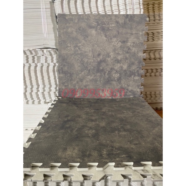Thảm xốp lót sàn vân hoa cương  size 60x60x1cm