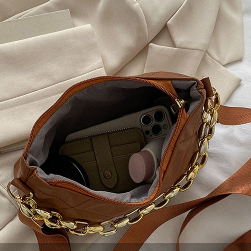 Túi Đeo Vai Cỡ Lớn Họa Tiết Kẻ Sọc Thời Trang Có Thể Tái Sử Dụng Cho Nữ