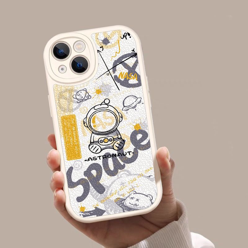 Ốp lưng Astronaut Case Full Cover Silicone chống sốc cho Redmi 9a 9t 9c note 11 9 mi poco x3 11 11lite 10t 12 12pro 10s
