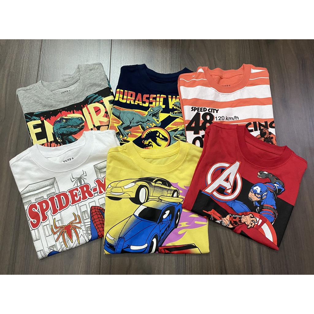 Bộ cotton dài tay place in hình cho bé trai dòng đại