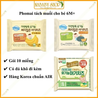 Phô Mai Hữu Cơ Tách Muối Hàn Quốc cho bé từ 6m+ date 2023 phomai Hàng