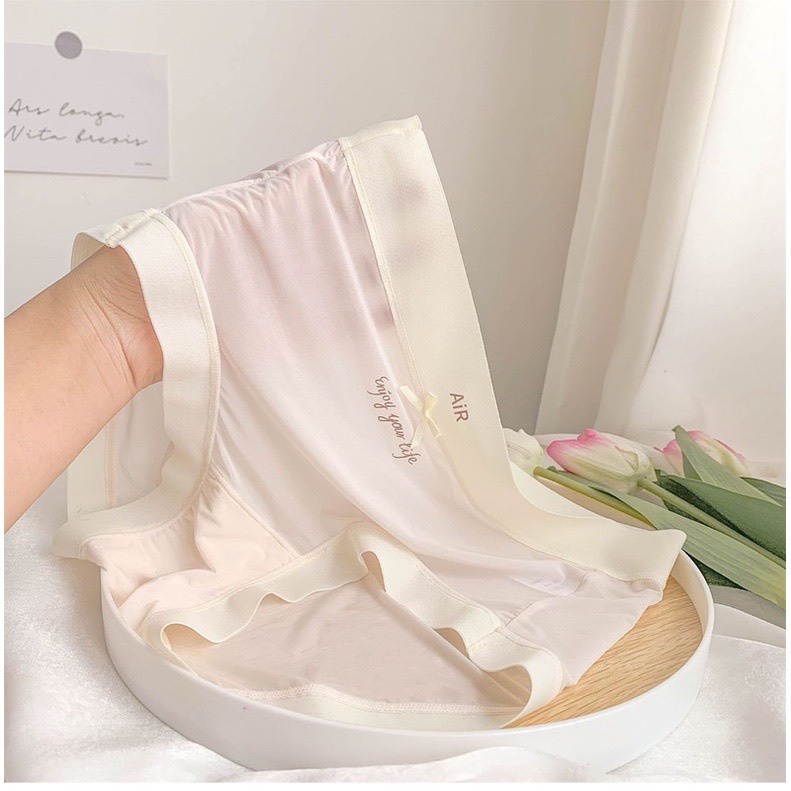 Quần Lót Nữ Tàng Hình Su Lụa phối Nơ Siêu Nhẹ 2282