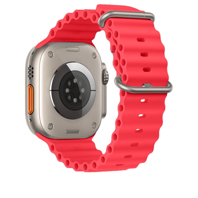 Dây Đeo Đồng Hồ Bằng silicone 49mm 44mm 40mm 45mm 41mm 42mm 38mm Iwatch series i-Watch 8 7 6 5 4 3 2 1 se