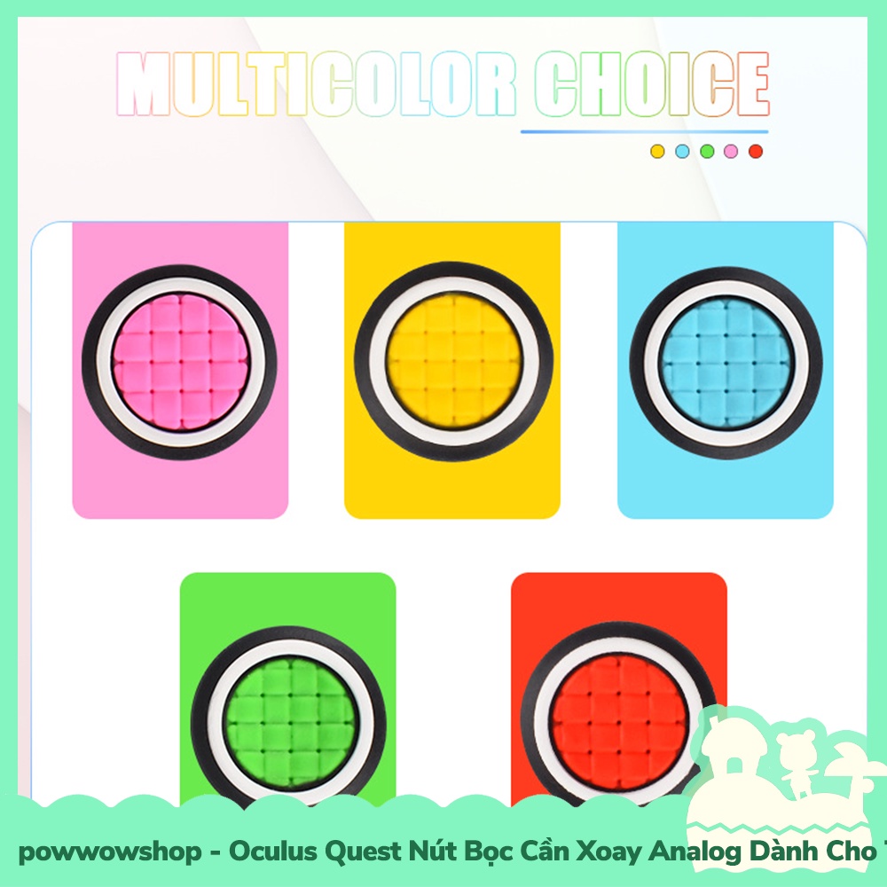 [Sẵn VN - Hỏa Tốc] Oculus Quest Nút Bọc Cần Xoay Analog Dành Cho Tay Cầm Máy Game VR Oculus Quest I / II Đơn Sắc